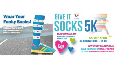 What's on in Galway - Cope Galway Give it socks 5k