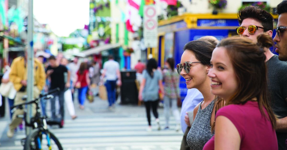 PEDESTRIANISED STREETS HELPING GALWAY FLOW