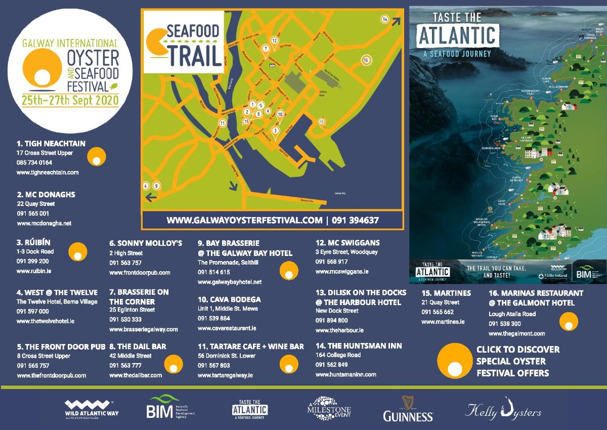 Oyster Festival Trail Map This is Galway