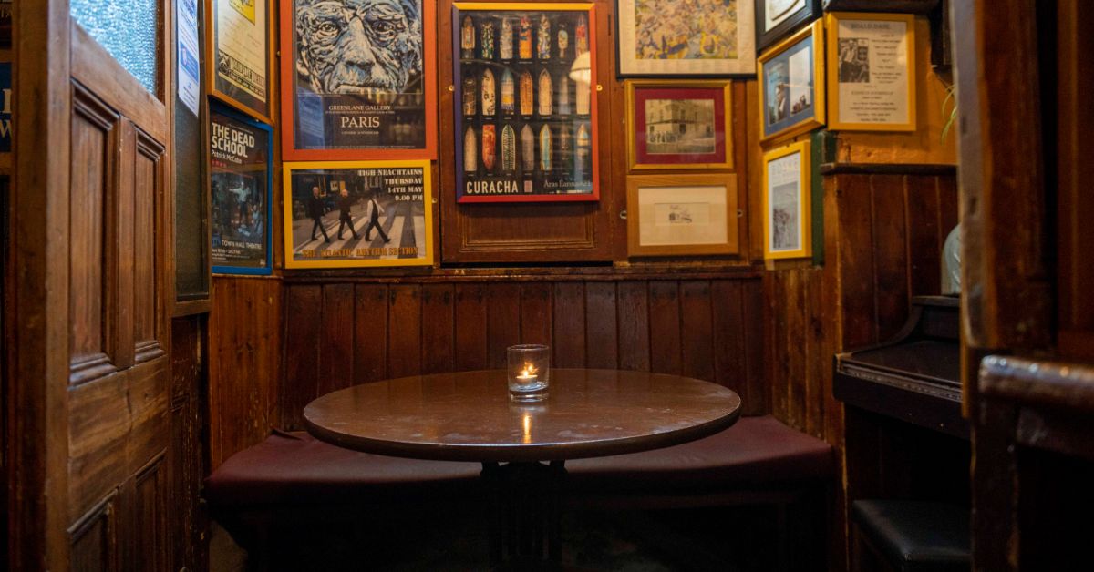 Galway pub table
