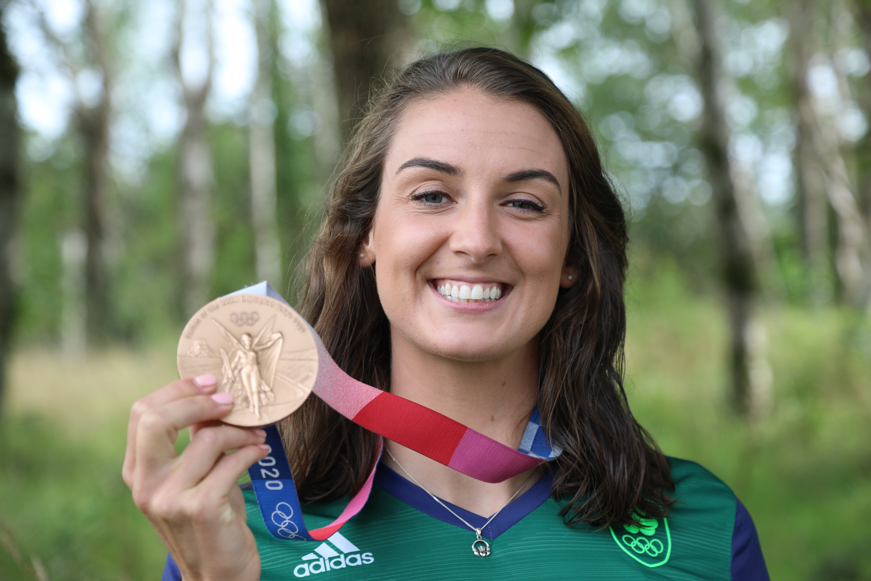 Fiona with medal 