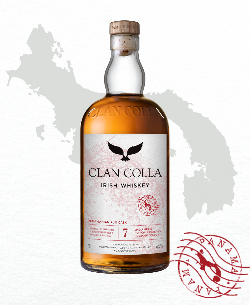 Ahascragh Distillery Clan Colla Rum Aged Whiskey