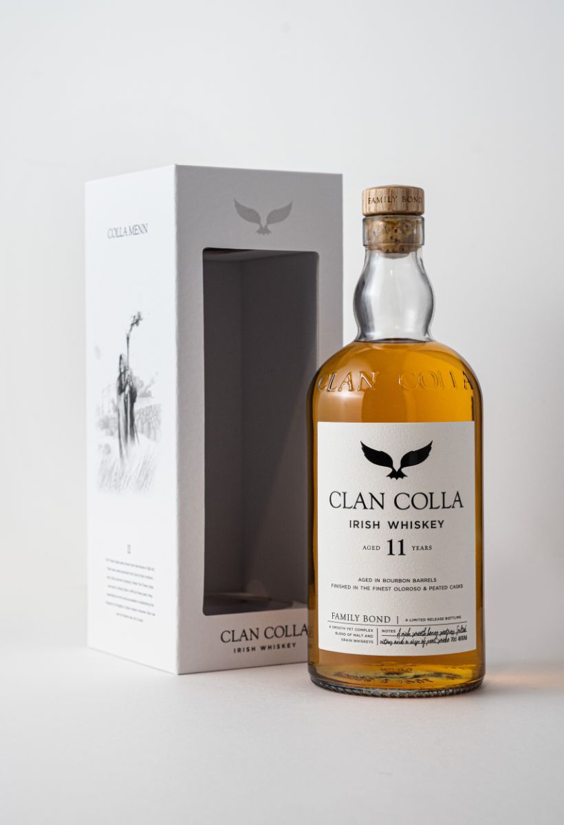 Clan Colla Irish Whiskey Bottle 