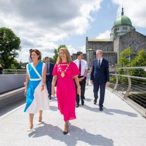 Iconic New Pedestrian and Cycle Bridge Opened in Galway City