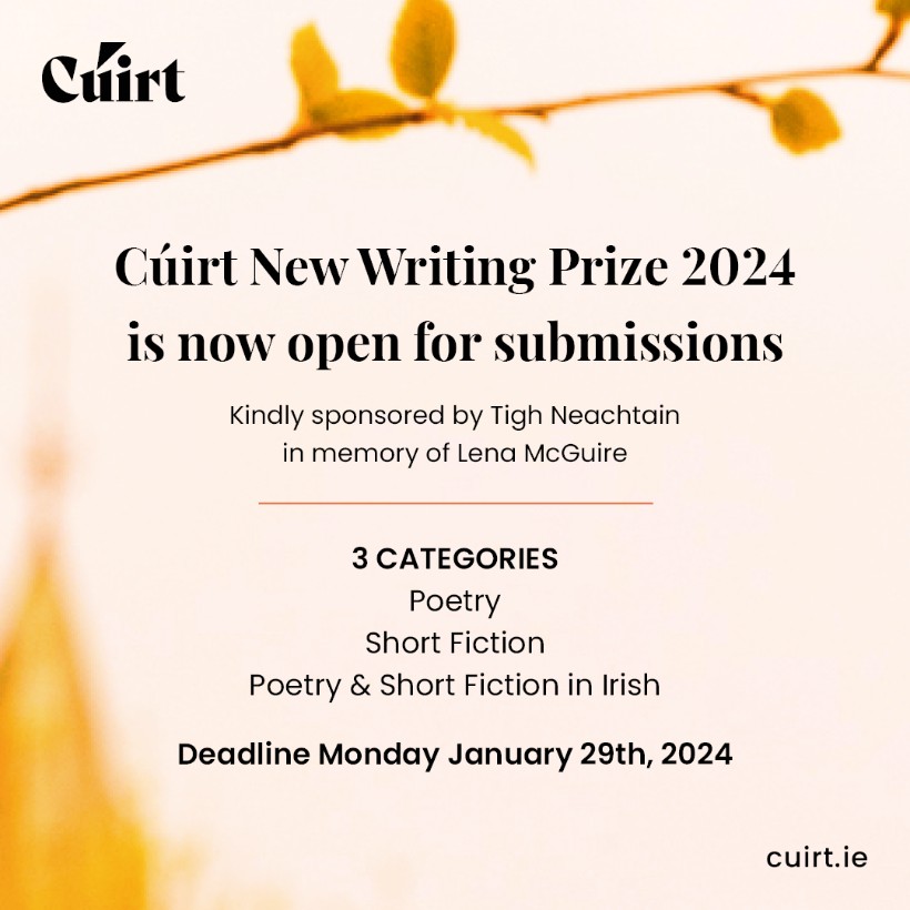 Cúirt New Writing Prize Info