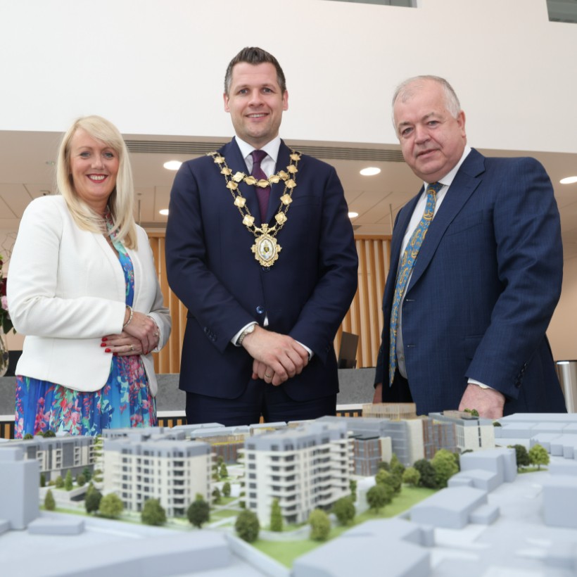 Madeline Riley, Eddie Hoare and Padraic Rhatigan. Photo by Aengus McMahon