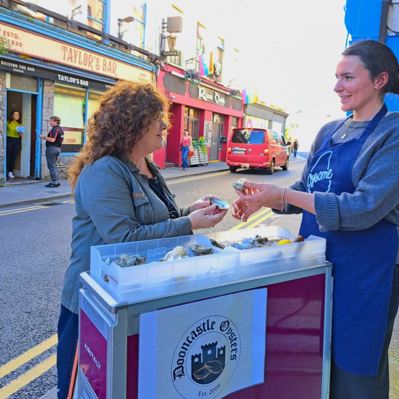 Oyster Trolley in Galway's Westend