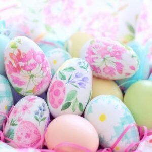 Coffee and Crafts at Wylde Café - Decoupage Easter Eggs