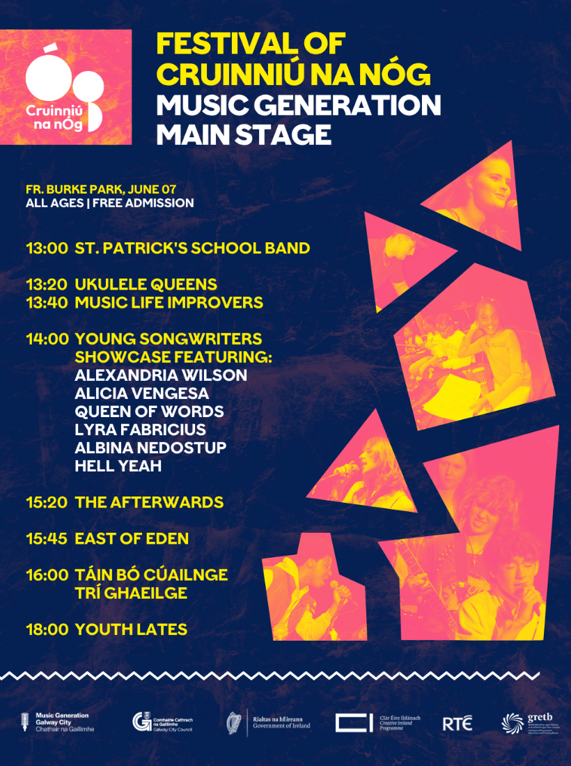 Cruinniú na nÓg line-up