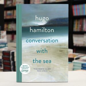 Hugo Hamilton with Tom Kenny at Kennys Bookshop