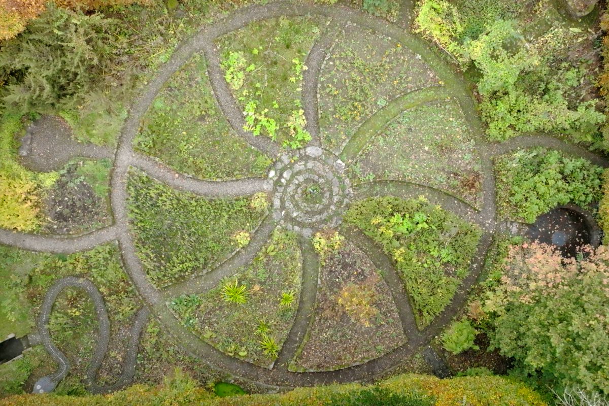 A still image from the film Loch-Greine depicting Derrynagittah Herb Garden
