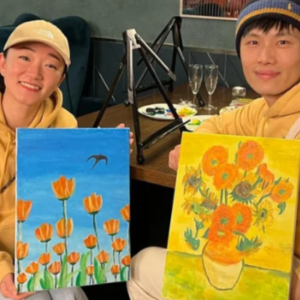 Sip & Paint Party Experience at Screene's on the Square